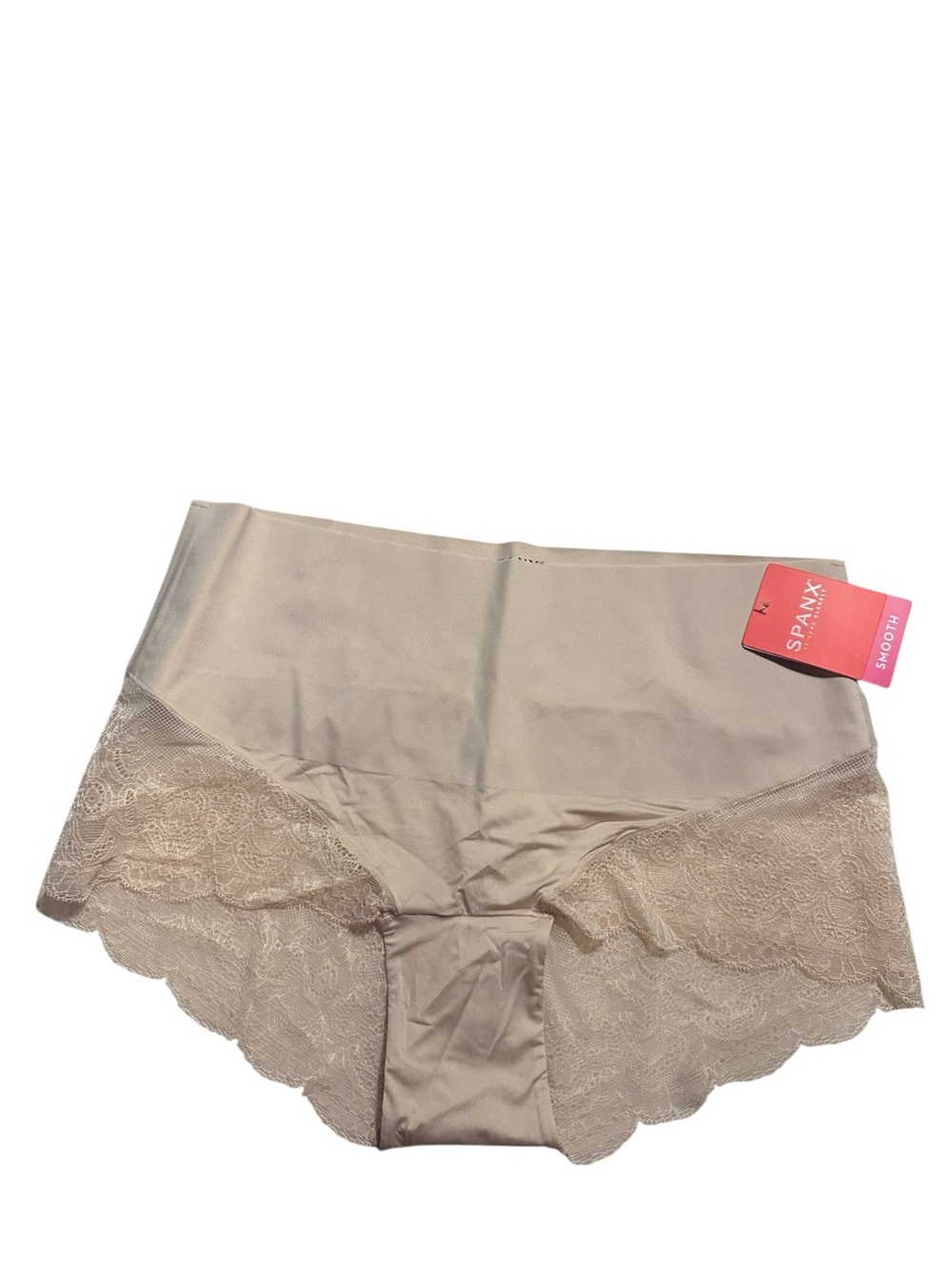 SPANX Undie-Tectable Lace Hi-Hipster Panties Nude XL Smoothing - Picture 2 of 6